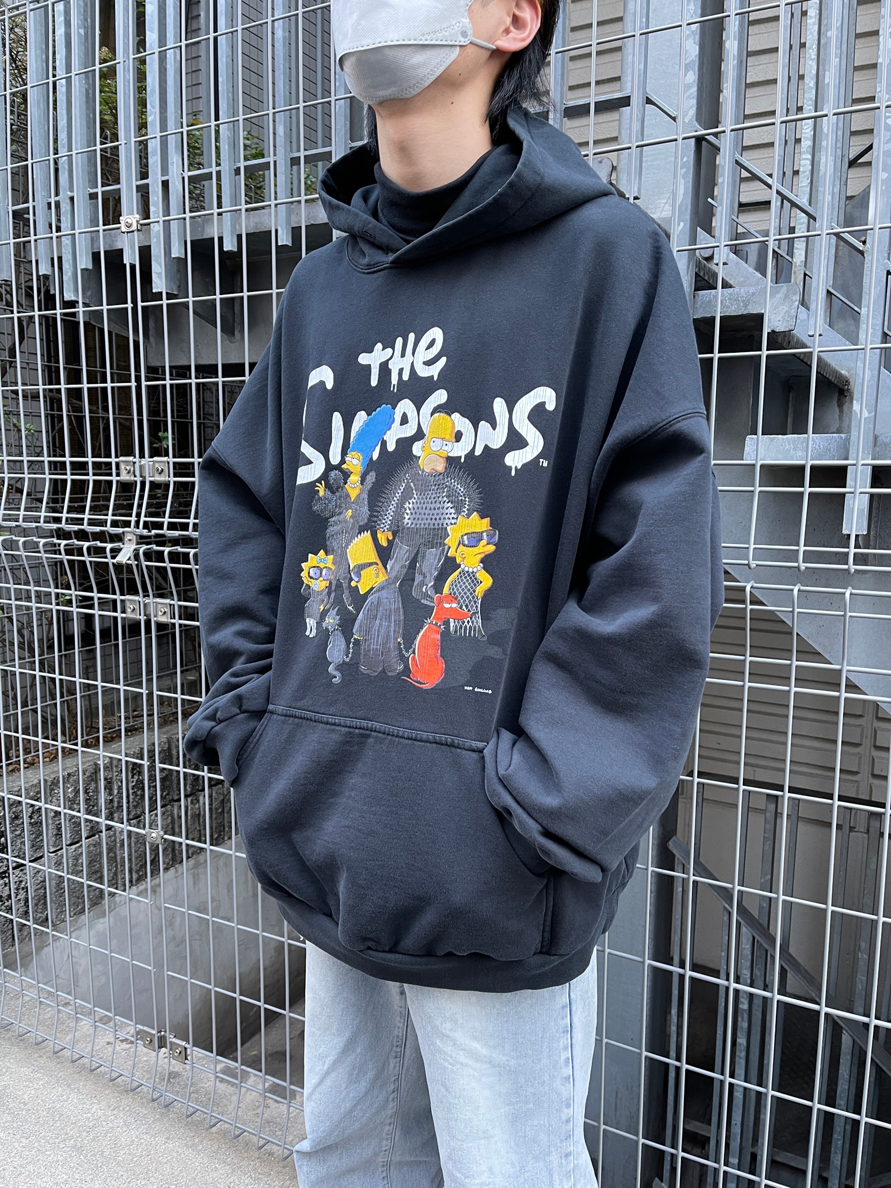 Refine | BALENCIAGA × The Simpsons 21AW プリント フーディー
